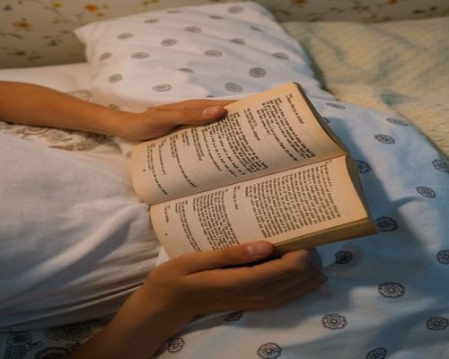 quiet evening routine at home